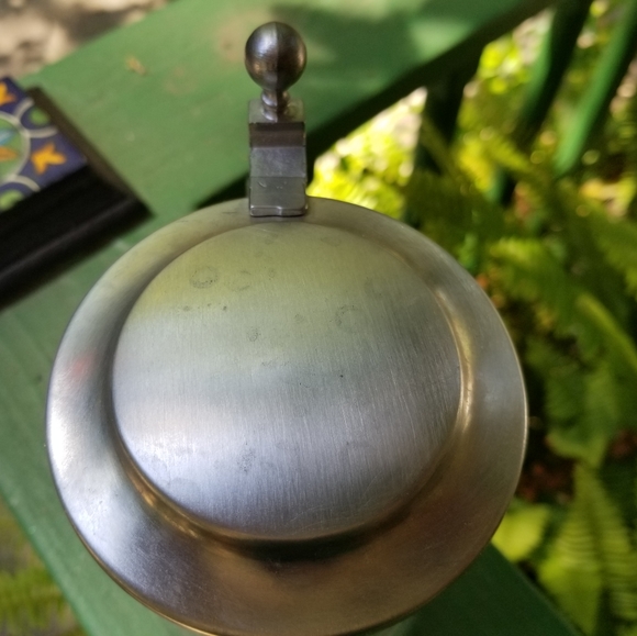 Vintage ALWE Beer Stein with Etched Elk in a forest with a pewter lid🦌🍺 - Picture 2 of 10